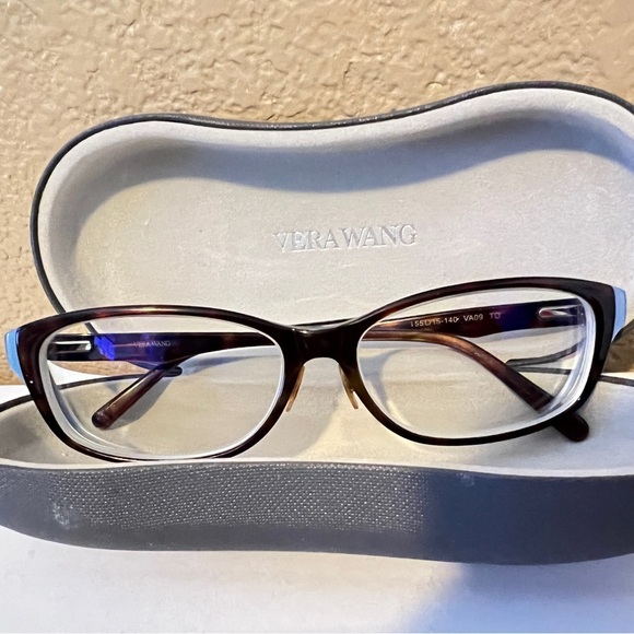 👓 Vera Wang Tortoise / Blue Eyeglasses